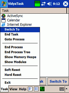 Vidya Pocket Task Manager - Also for WM 5.0