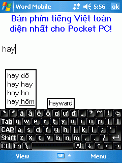 Vietnamese Advanced Keyboard - for WM 5.0