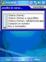 Fonix VoiceDial (Italiano), WM5 PPC