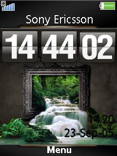 Waterfall Clock