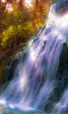 Waterfall of Spring Live Wallpaper
