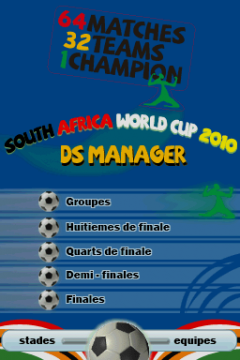 South Africa World Cup 2010 DS Manager