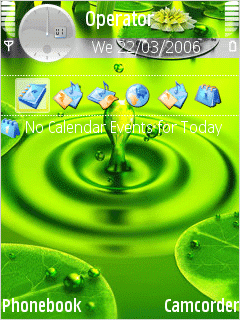 Water Drop - S60 Theme with Screen Saver - S60 3rd