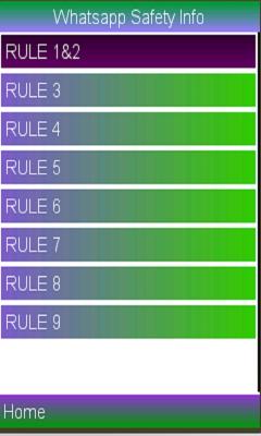 Whatsapp Safety Info
