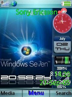 Windows Seven Clock