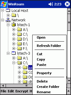 WinRoam explorer 1.1 for PocketPC2002 (ARM)