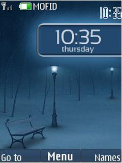 Winter Clock
