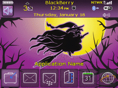 Blackberry Bold ZEN Theme: Witching Hour Animated