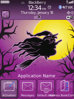 Blackberry Storm ZEN Theme: Witching Hour Animated