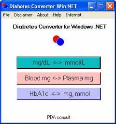 Diabetes Converter Win NET1