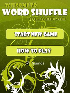 Word Shuffle | Word Scramble Game for Blackberry Storm