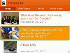 WWF-Canada News
