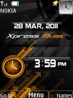 Xpress Music Clock