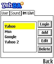YehBA Instant Messenger