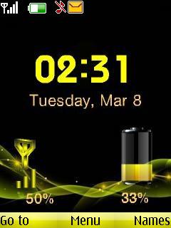 Yellow Clock