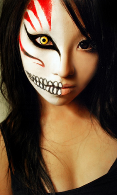 Your Halloween Make Up with rain WP