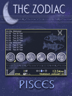The Zodiac Zen w/Hidden Today (Pisces) 9630/Tour BlackBerry Theme