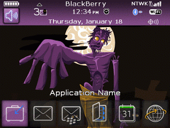 8520 Blackberry ZEN Theme: Zombie