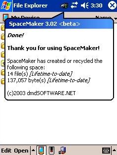 SpaceMaker v3 for Pocket PC 2002+ / Pocket PC Phone